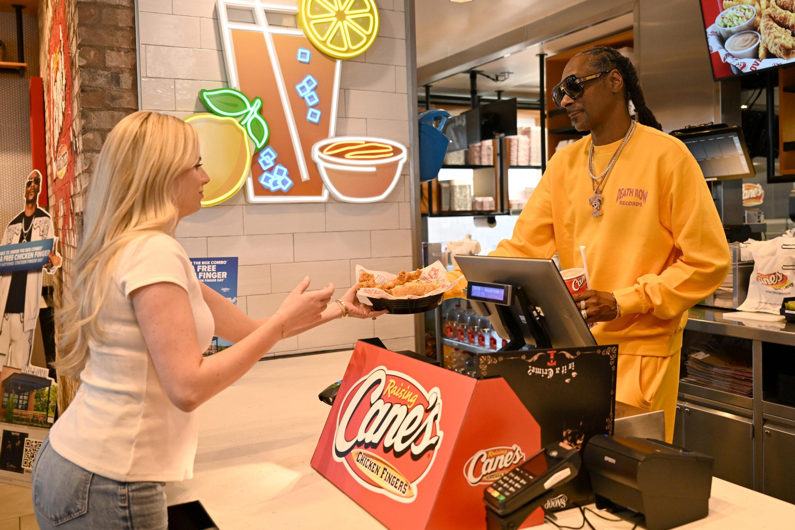 Snoop Dogg at Raising Cane's