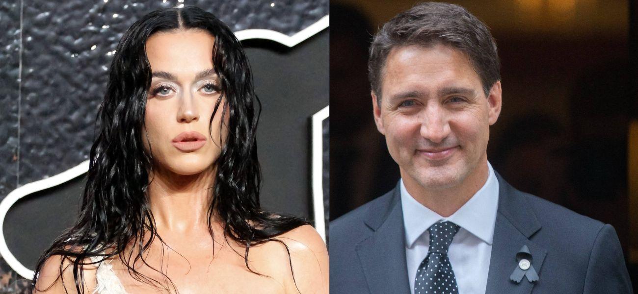 Katy Perry, Justin Trudeau, photo collage