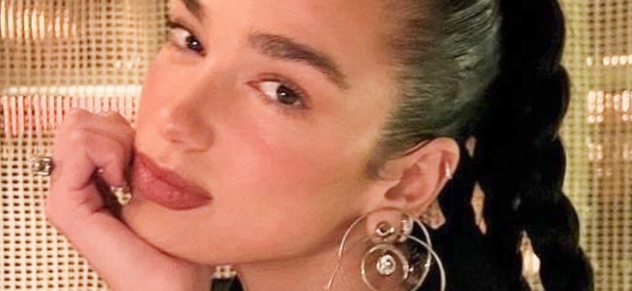 Dua Lipa close up