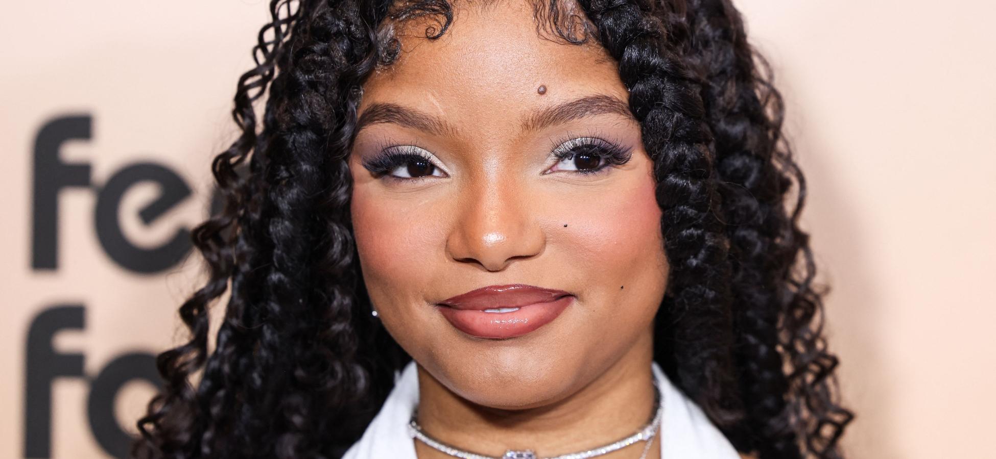 Halle Bailey smiling