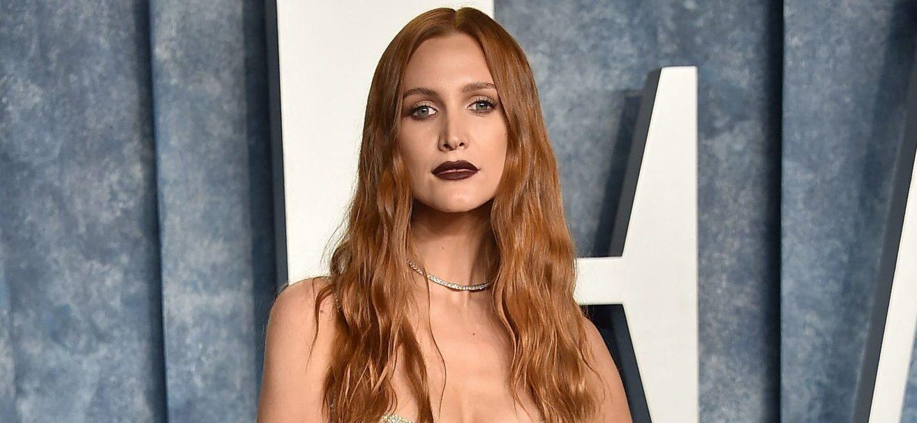 Ashlee Simpson at Vanity Fair Oscar Party