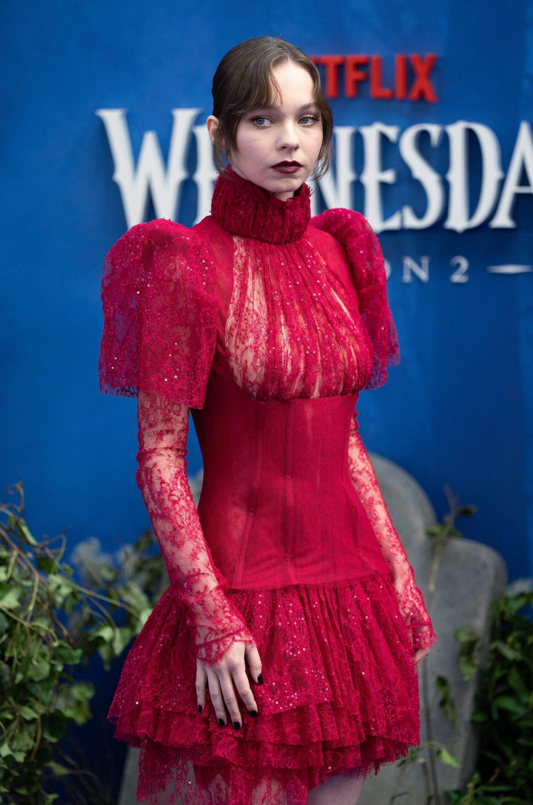 Emma Myers at Wednesday Season 2 Part 1 Global Premiere In London, UK