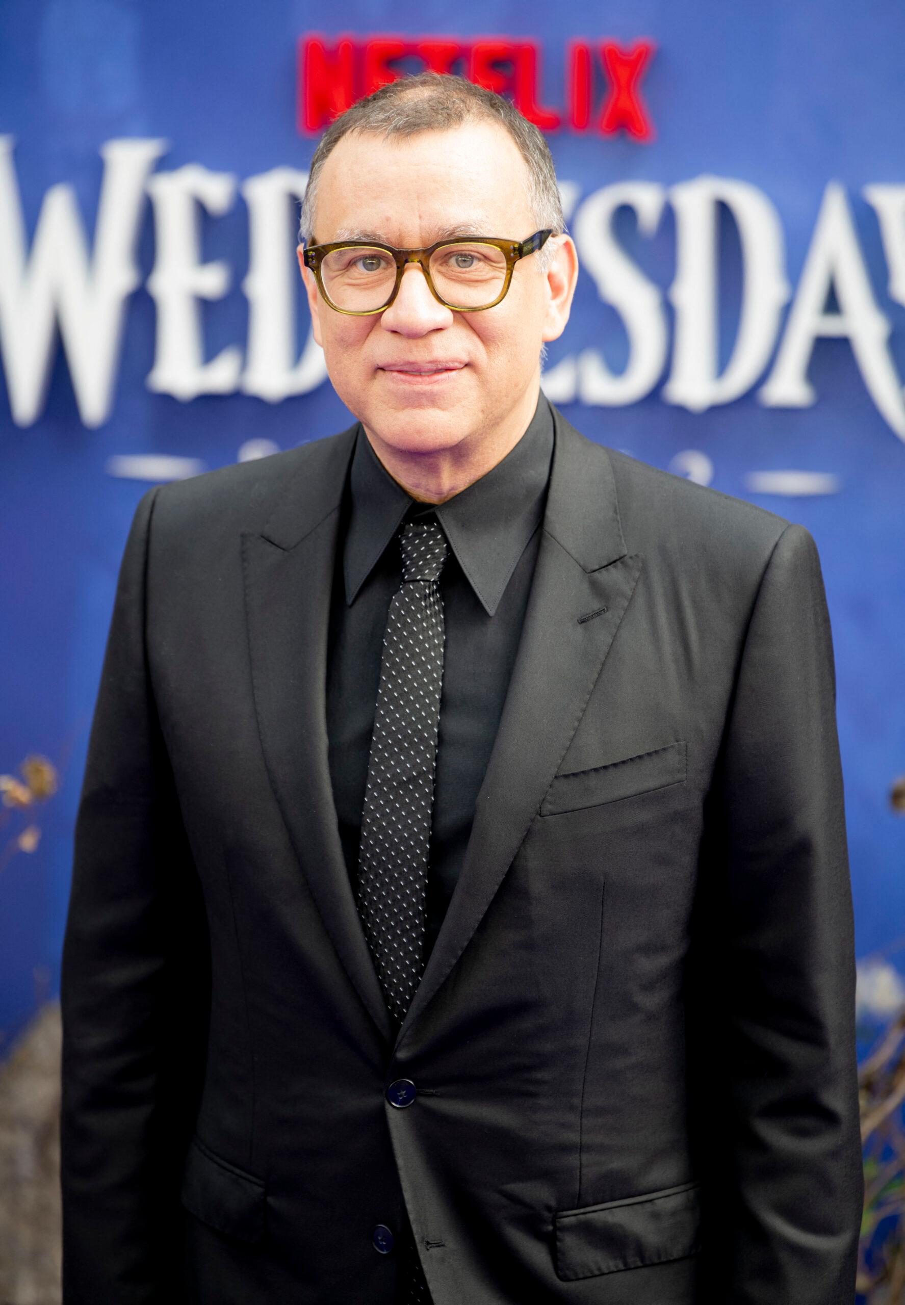 Fred Armisen at the global premiere of season two of 'Wednesday'