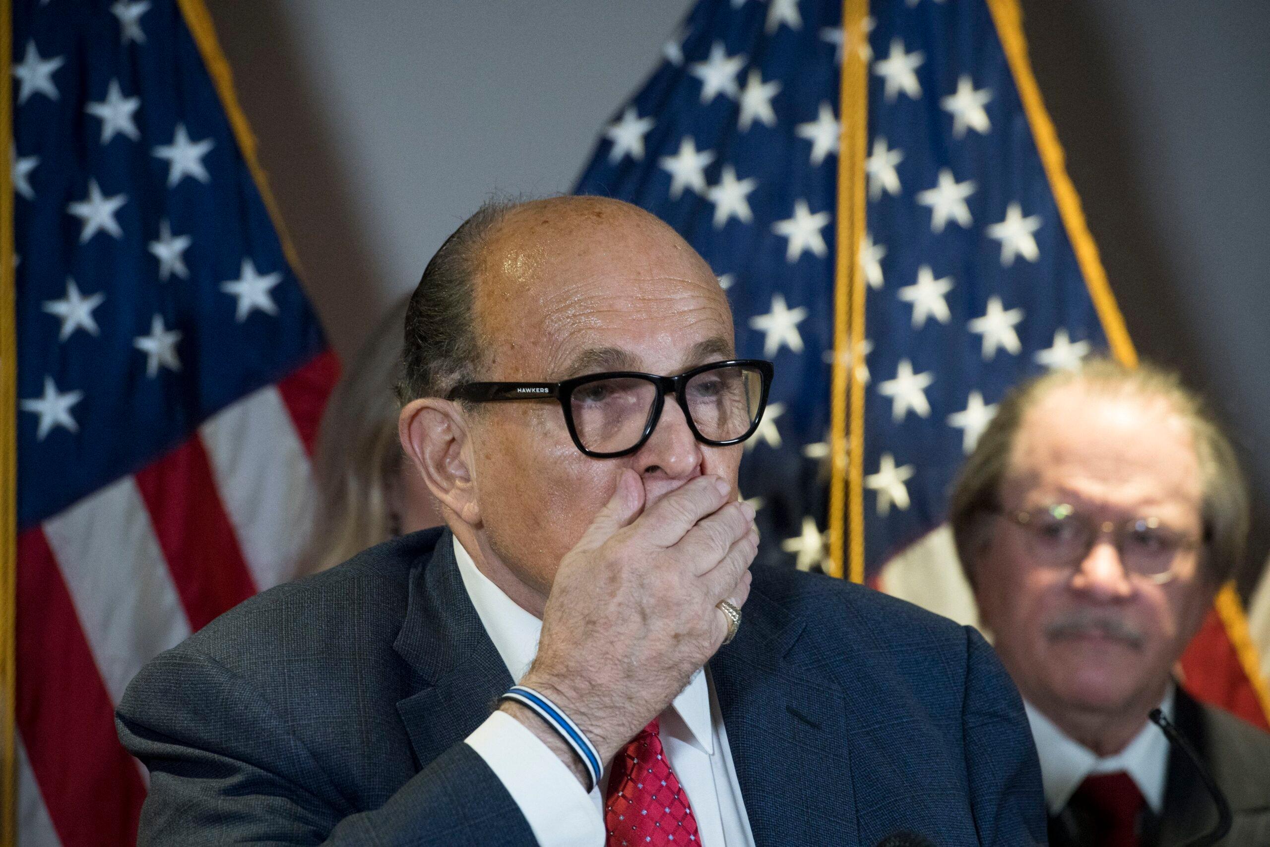 Rudy Giuliani Press Conference at RNC Headquarters