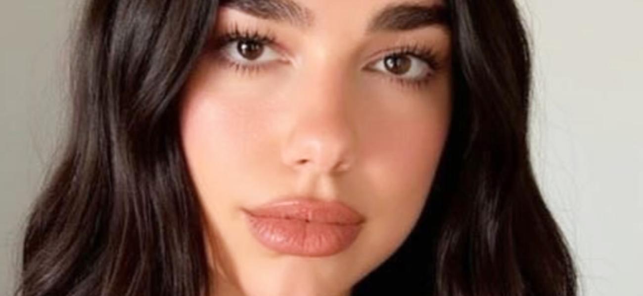 Dua Lipa close up