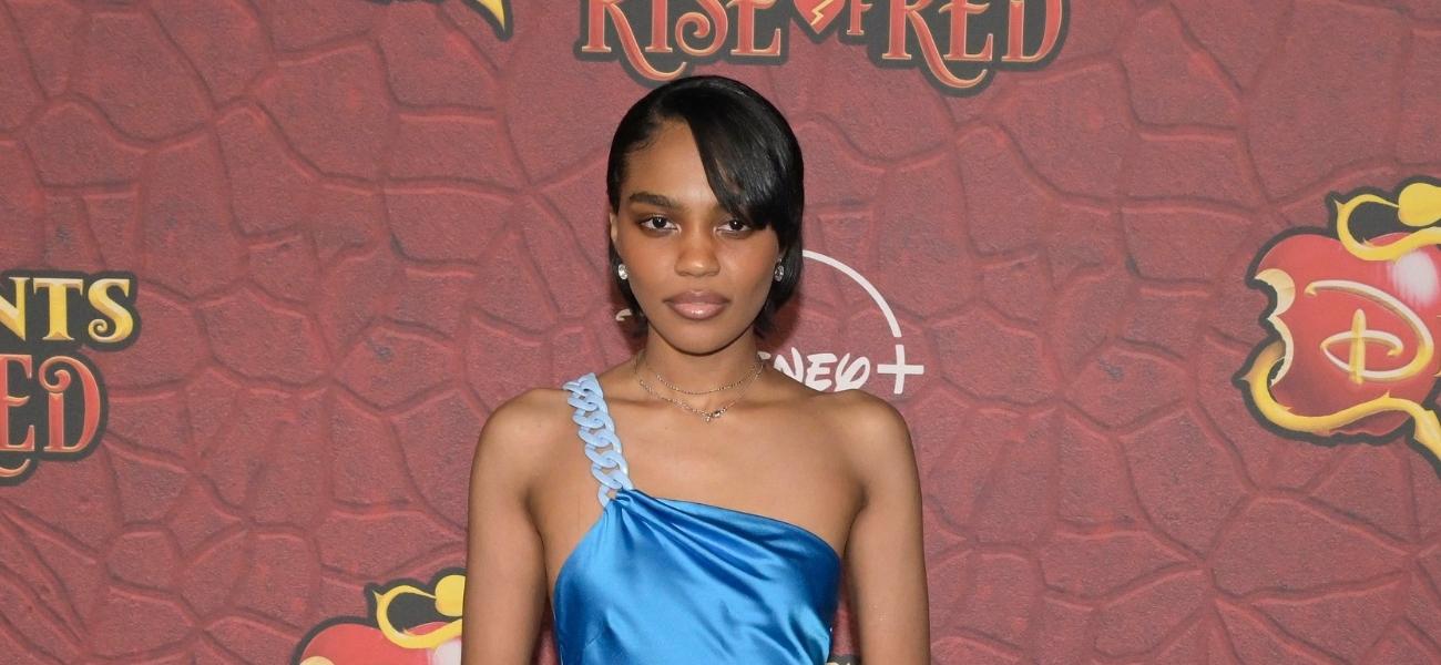 China McClain on red carpet