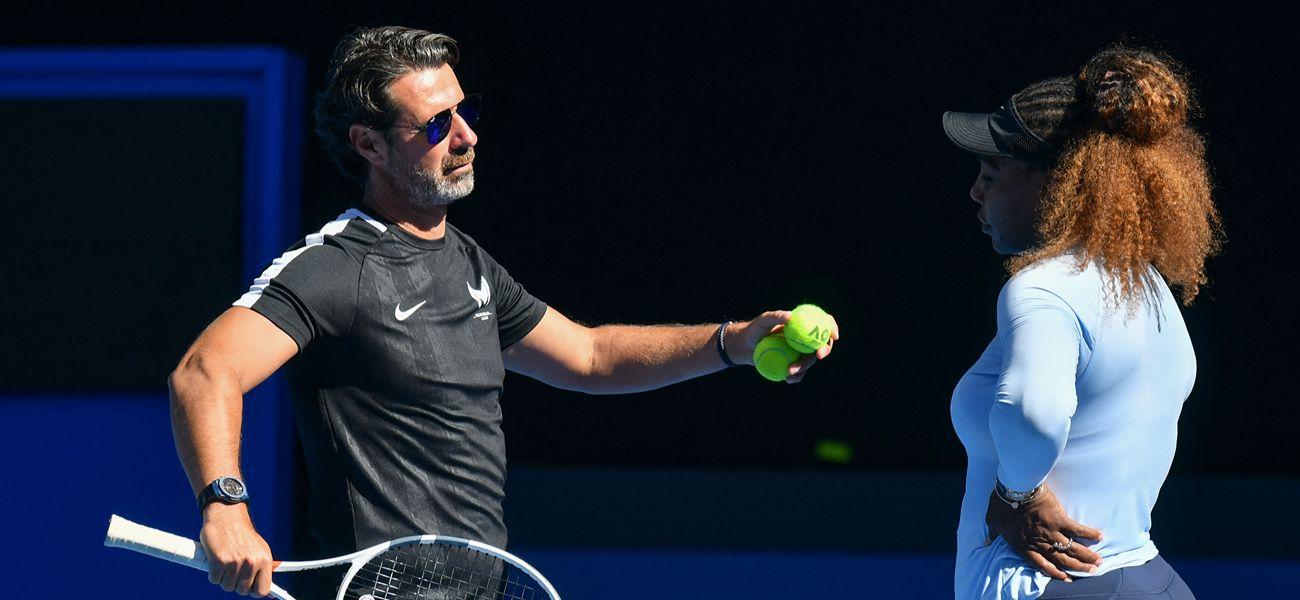 Patrick Mouratoglou and Serena Williams