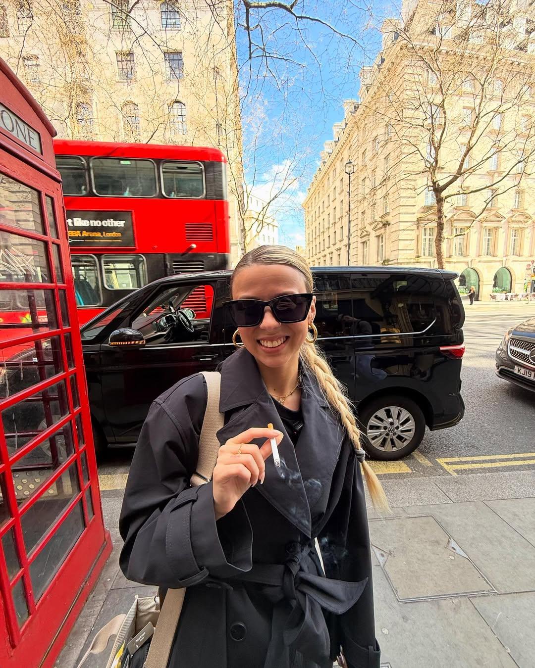 Haley Welch in London