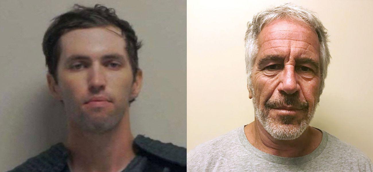 Tyler Robinson (left) Jeffrey Epstein (right)