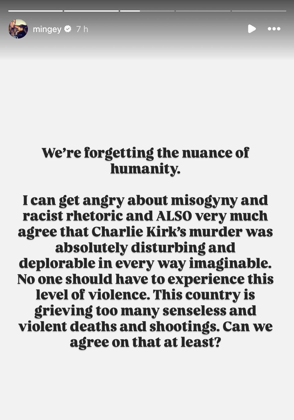 Amanda-Seyfried responds to critics about Charlie Kirk's murder