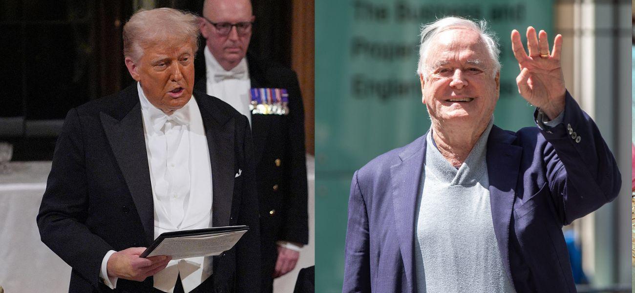 Donald Trump (left) John Cleese (right)
