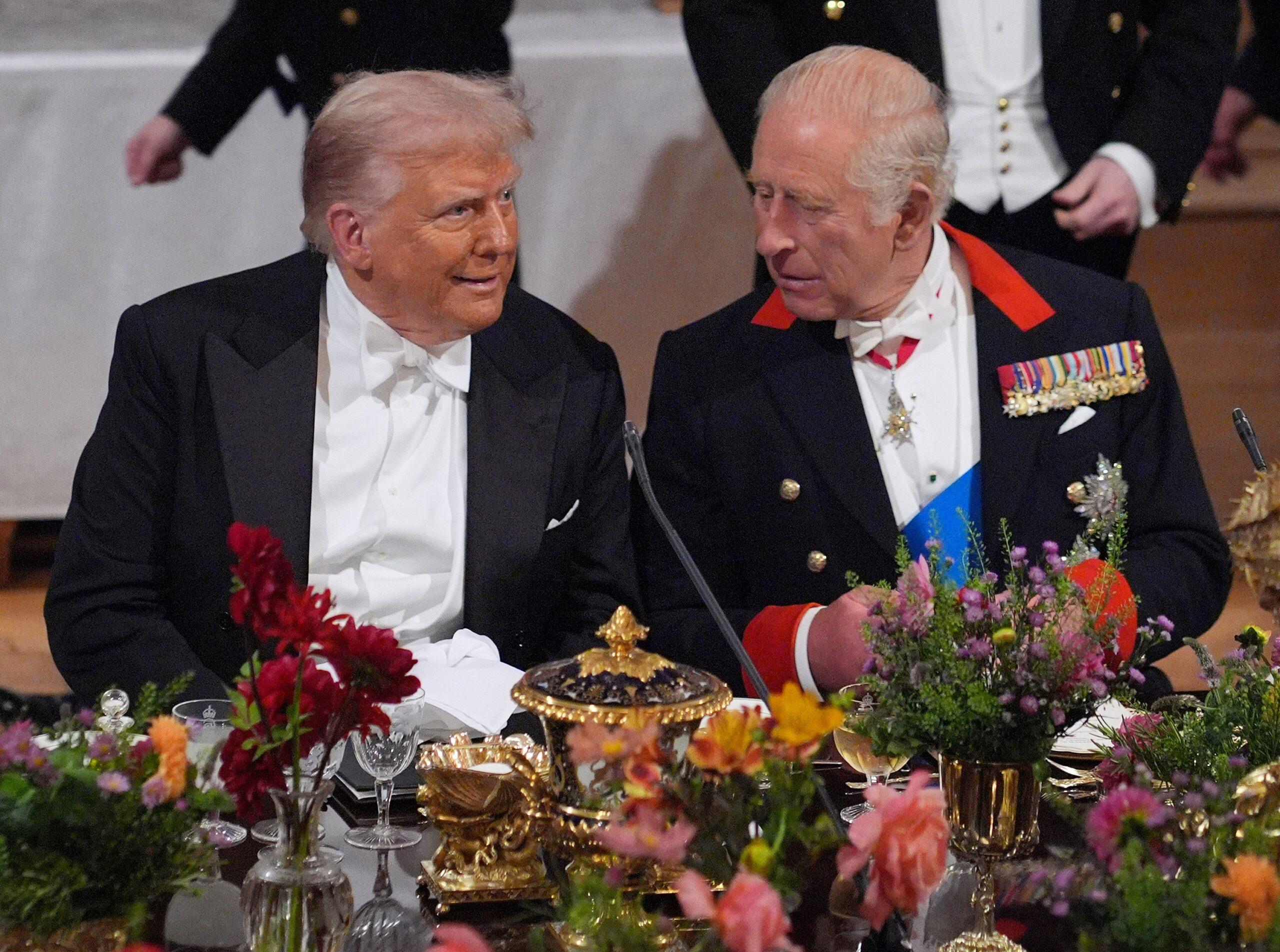 The State Banquet for the State Visit of President Trump