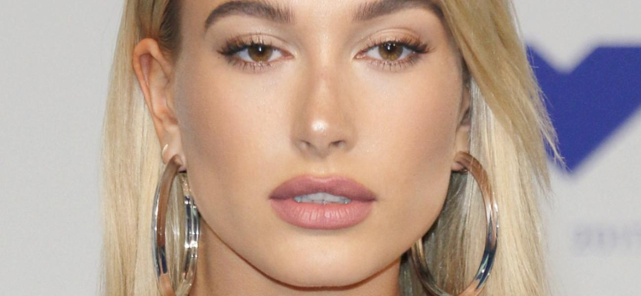 Hailey Bieber close up