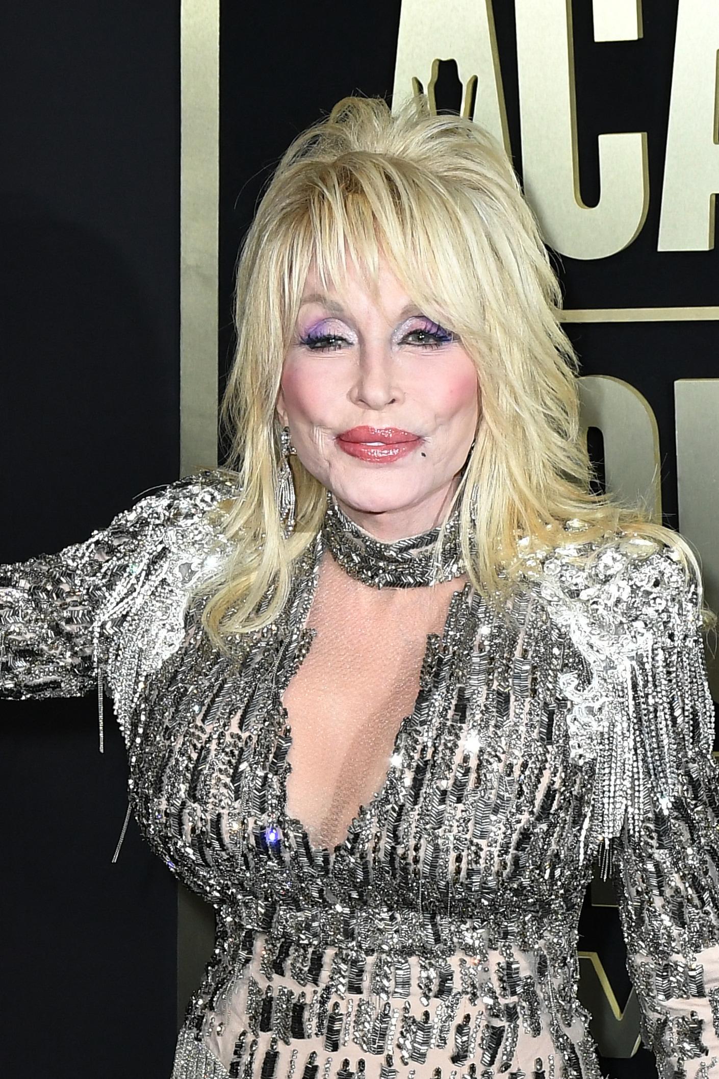Dolly Parton at the 58th Annual Academy of Country Music Awards