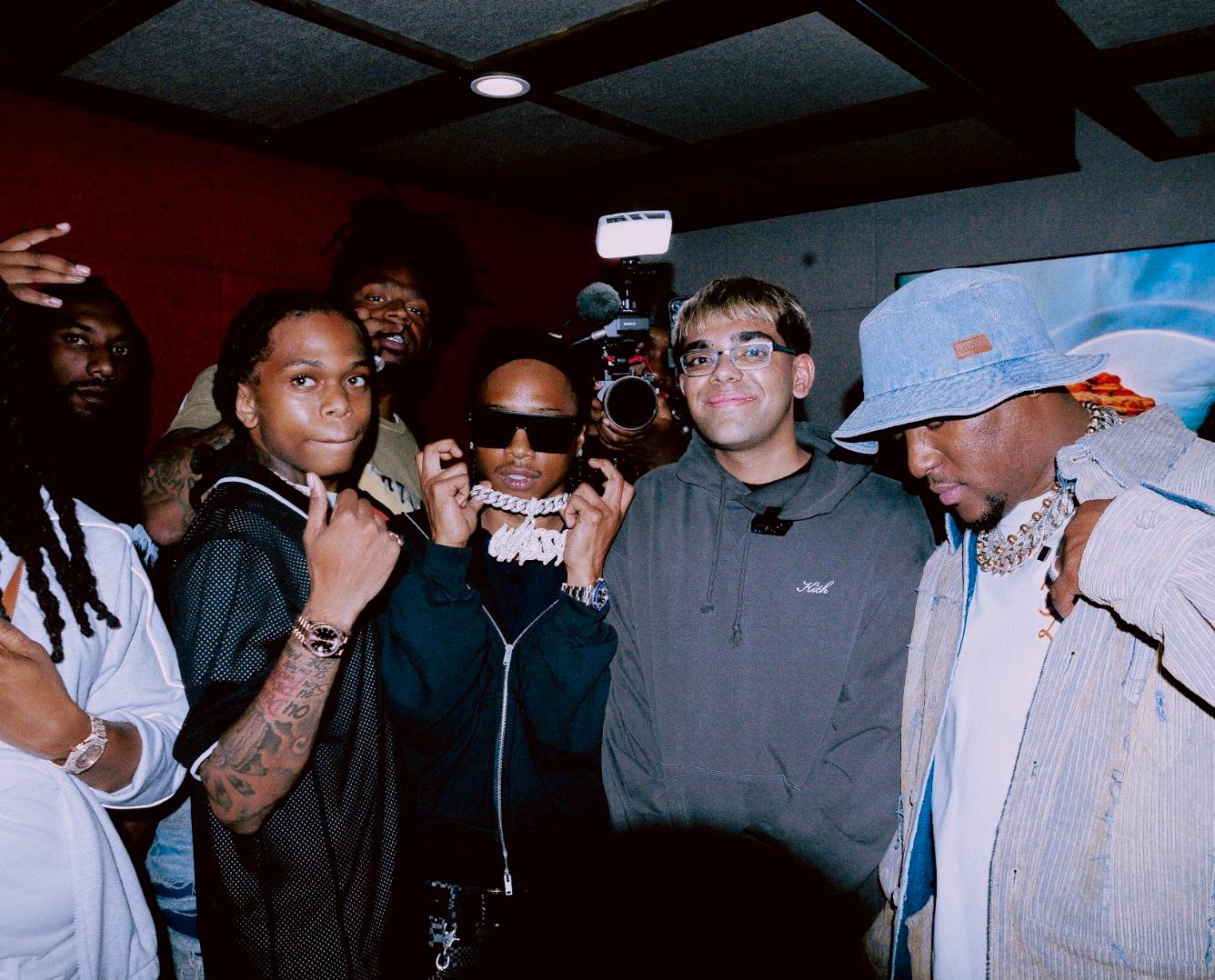 N3on and Hit-Boy in LA