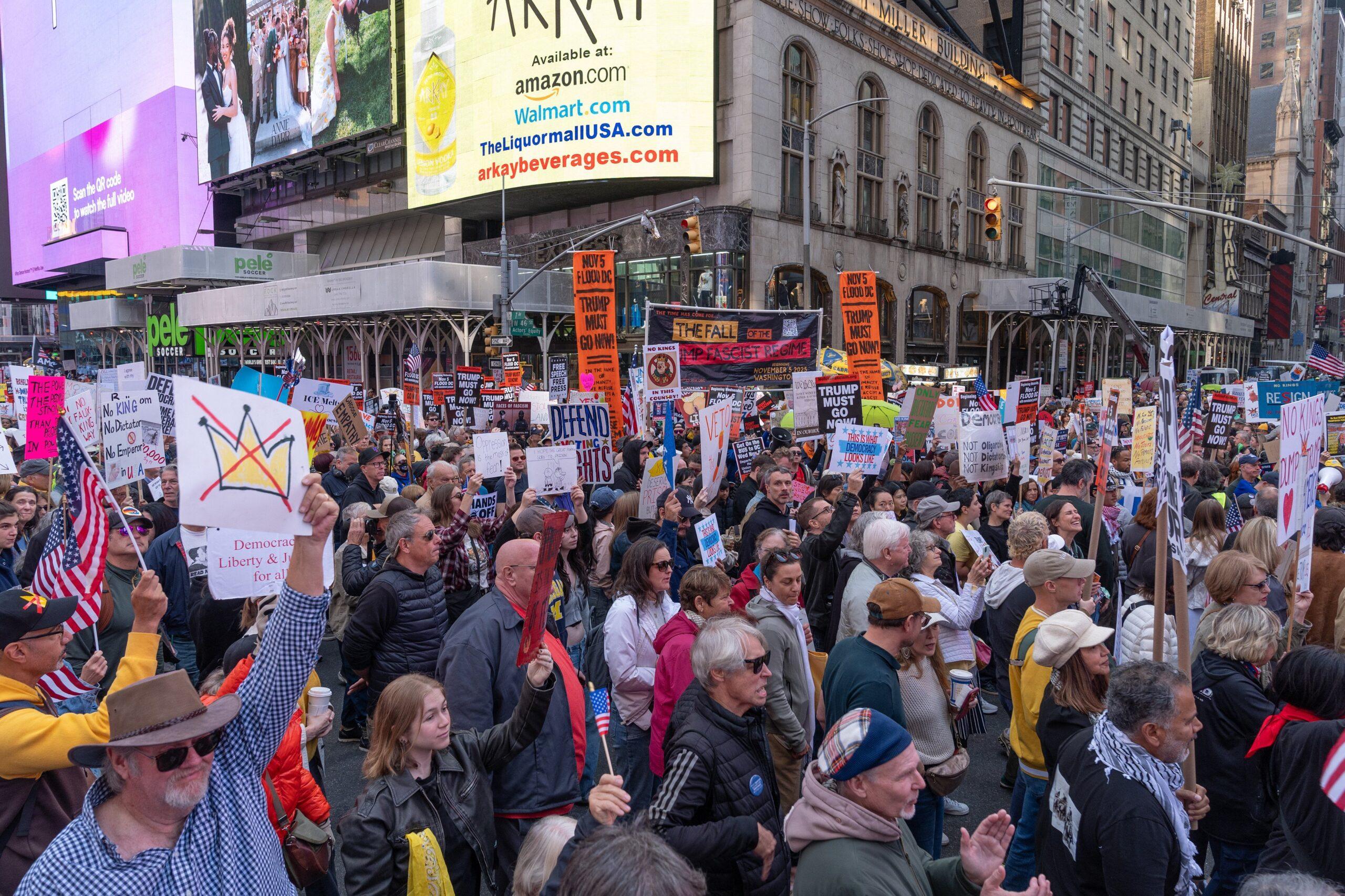 NY: 'No Kings Day' Protest