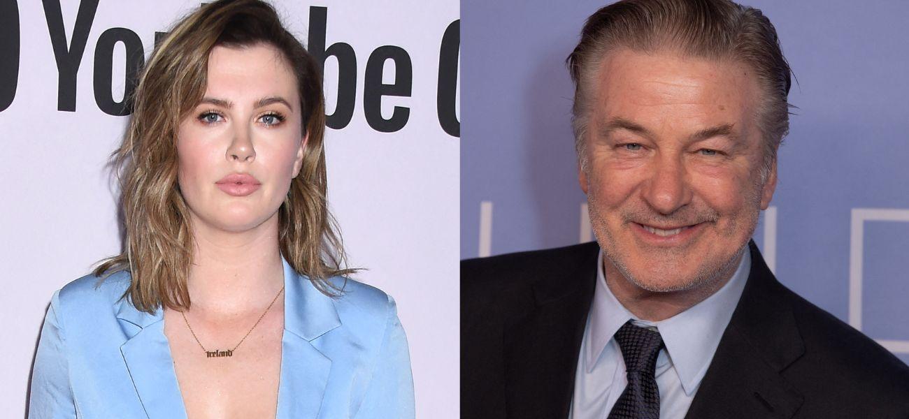 Ireland Baldwin (left) Alec Baldwin (right)