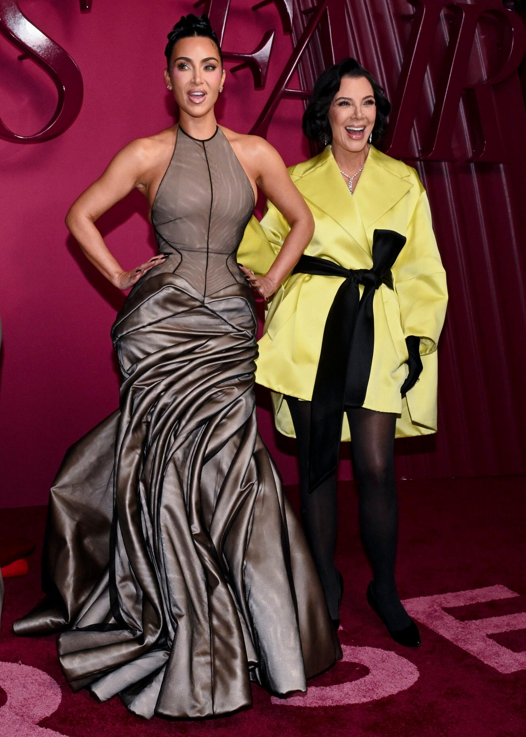 Kim Kardashian and Kris Jenner at the World Premiere Of Hulu's ''All'S Fair''