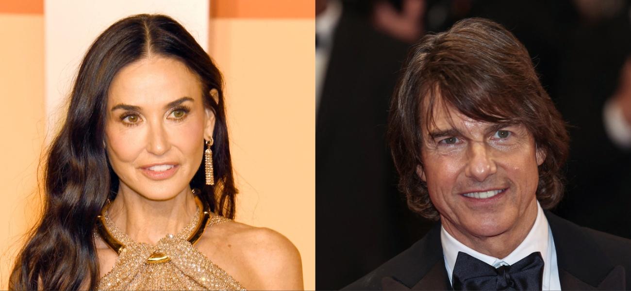 Collage of Demi Moore and Tom Cruise