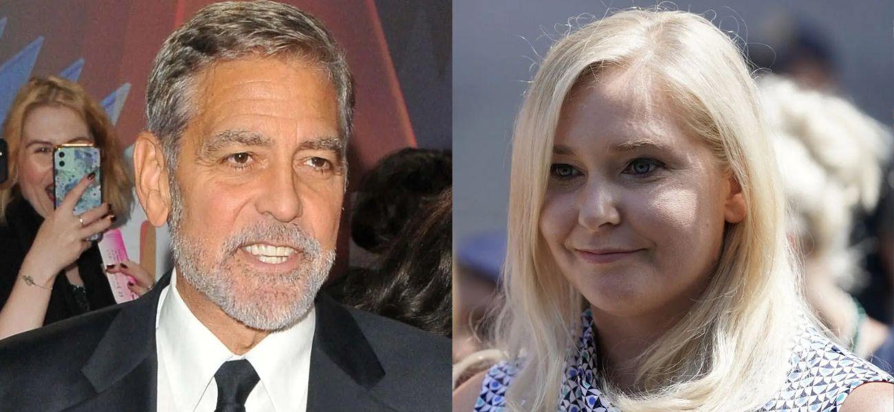 George Clooney, Virginia Giuffre photo collage