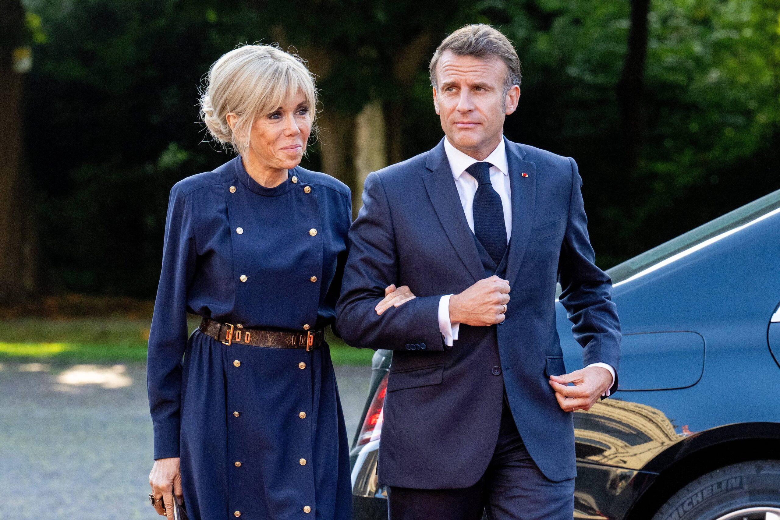 Brigitte and Emmanuel Macron 