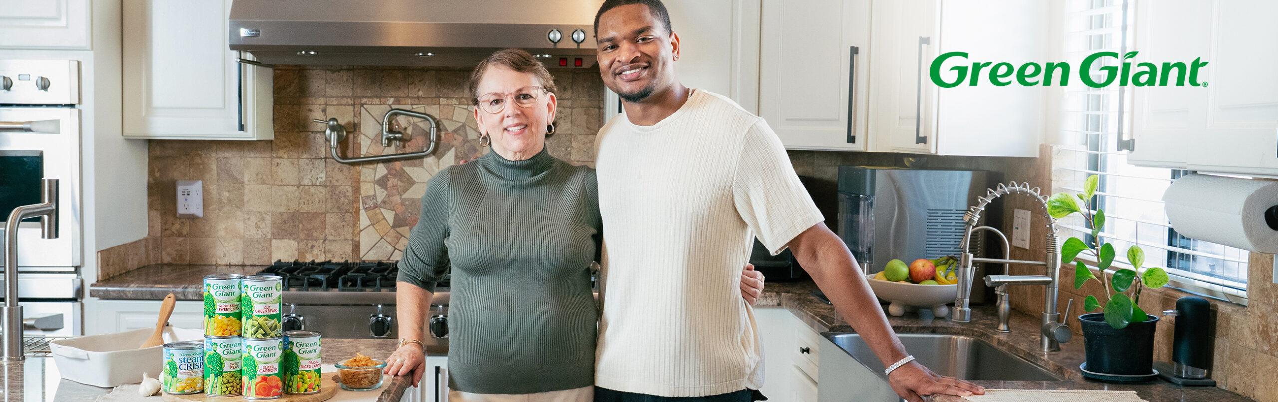 Jamal Hinton and Wanda Dench