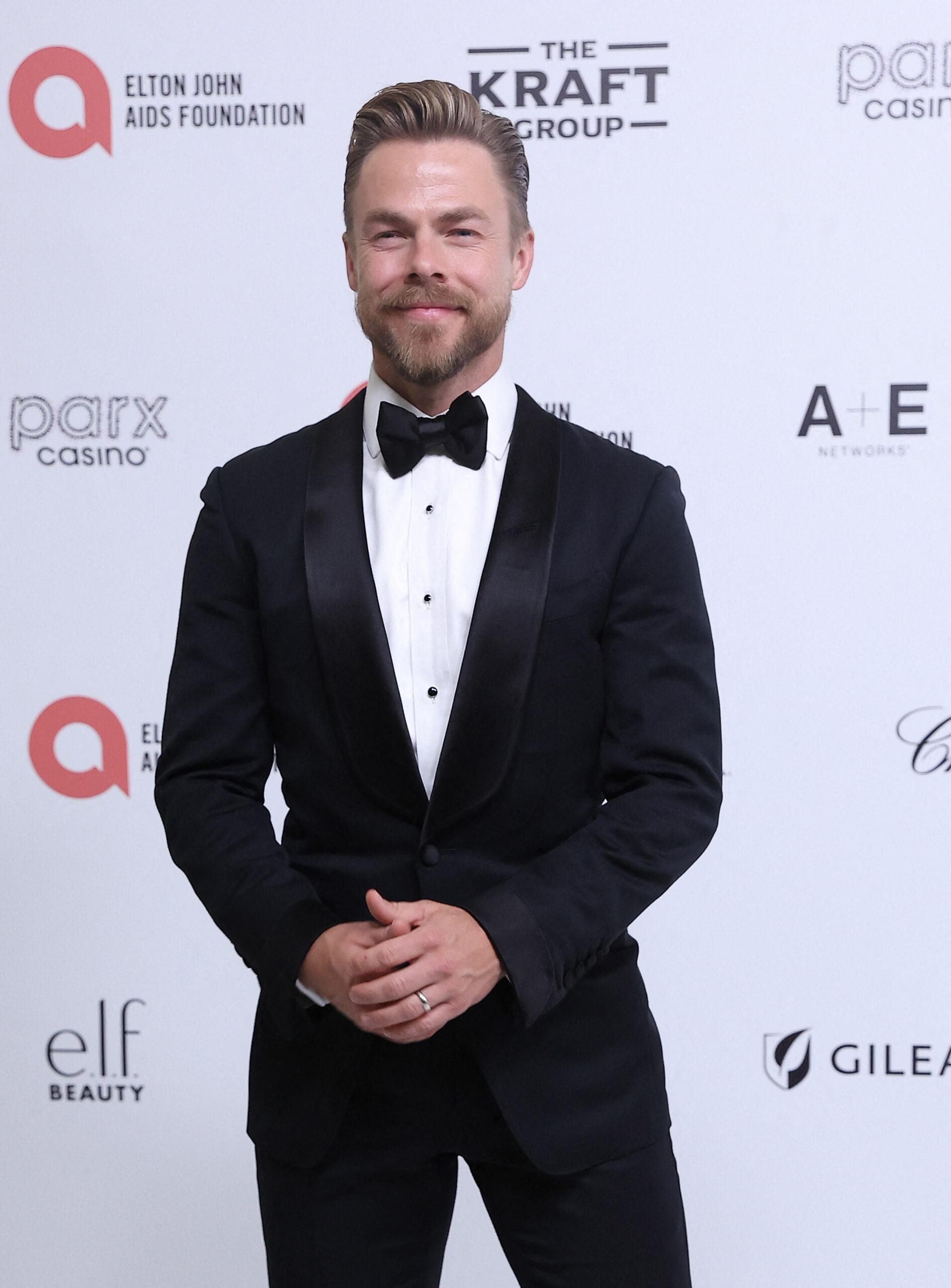 Derek Hough at Elton John AIDS Foundation's 33rd Annual Academy Awards Viewing Party