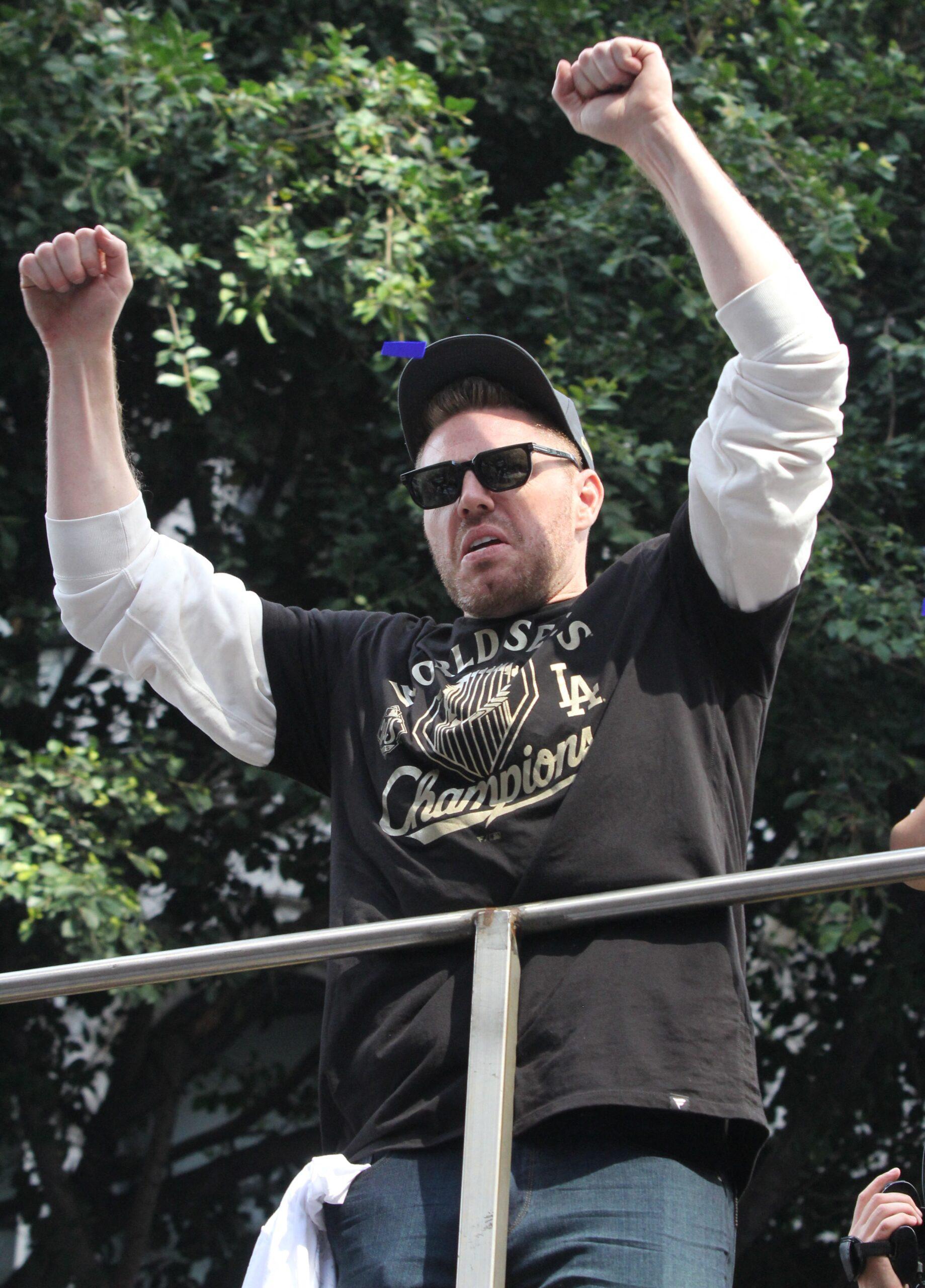 Los Angeles Dodgers Parade after winning the World Series