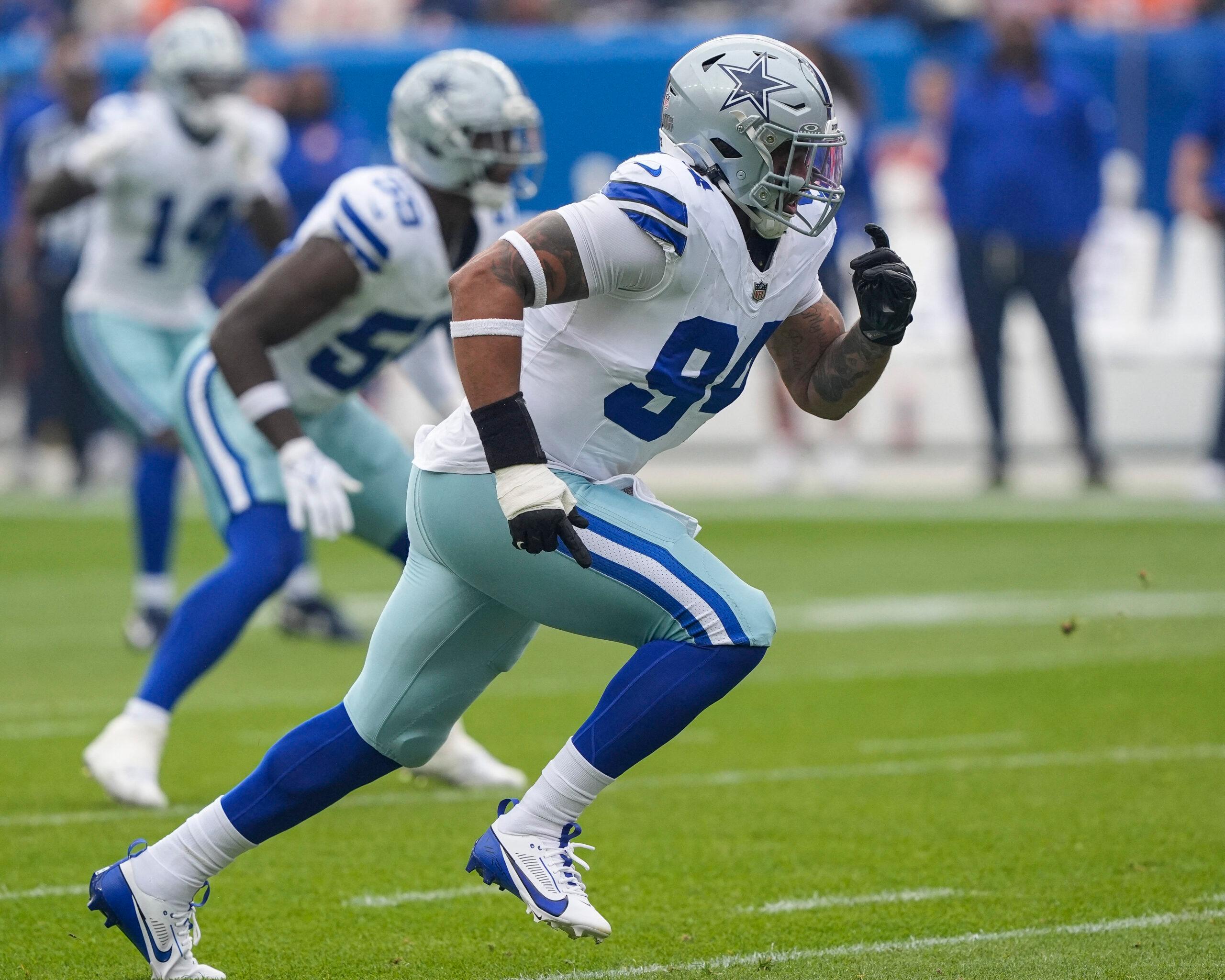 Marshawn Kneeland 94 NFL Football 2025: Dallas Cowboys Vs Denver Broncos Oct 26