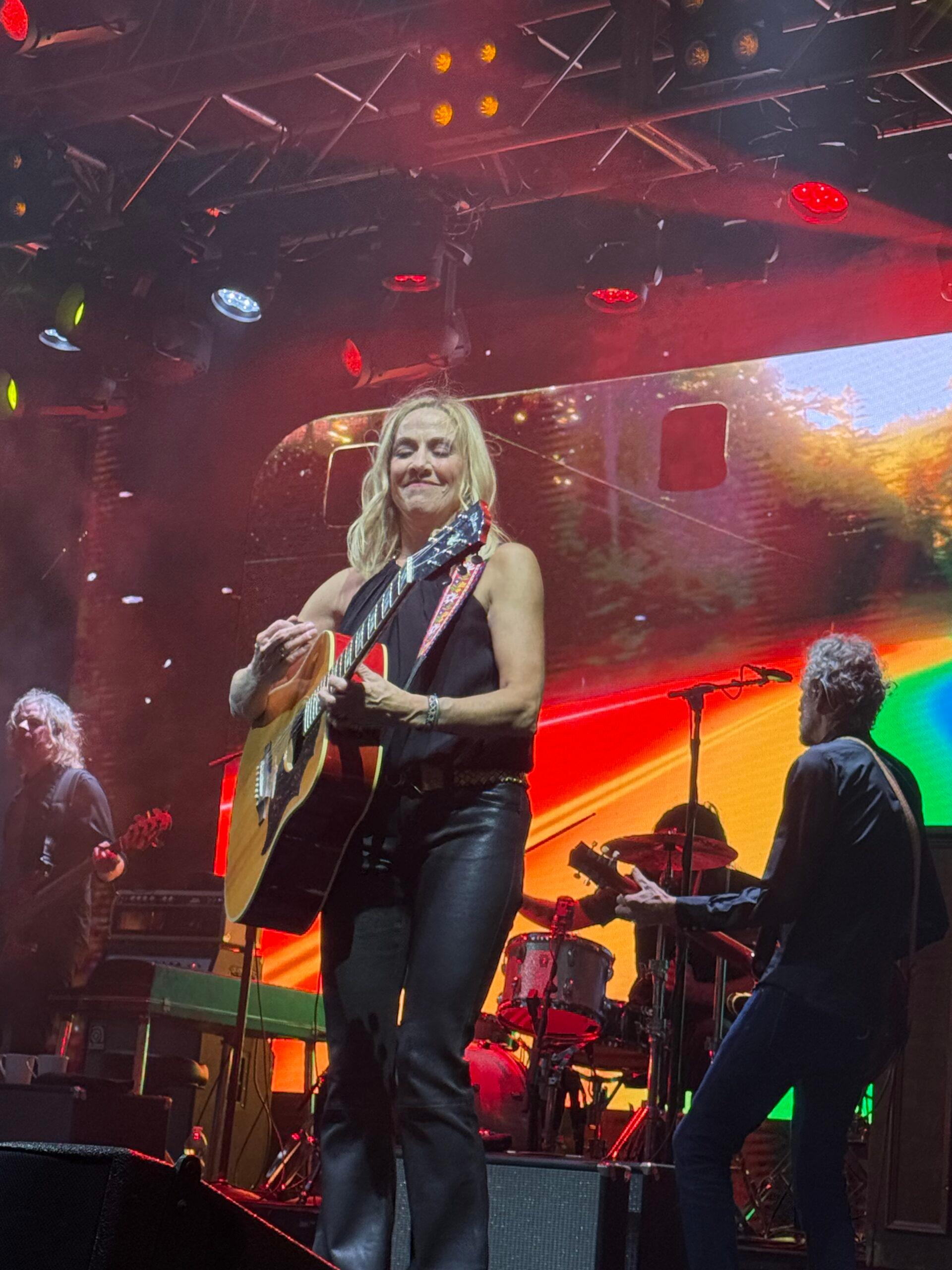 Sheryl Crow performing on Princess Cruise