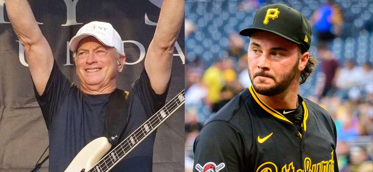 Gary Sinise (left) Paul Skenes (right)