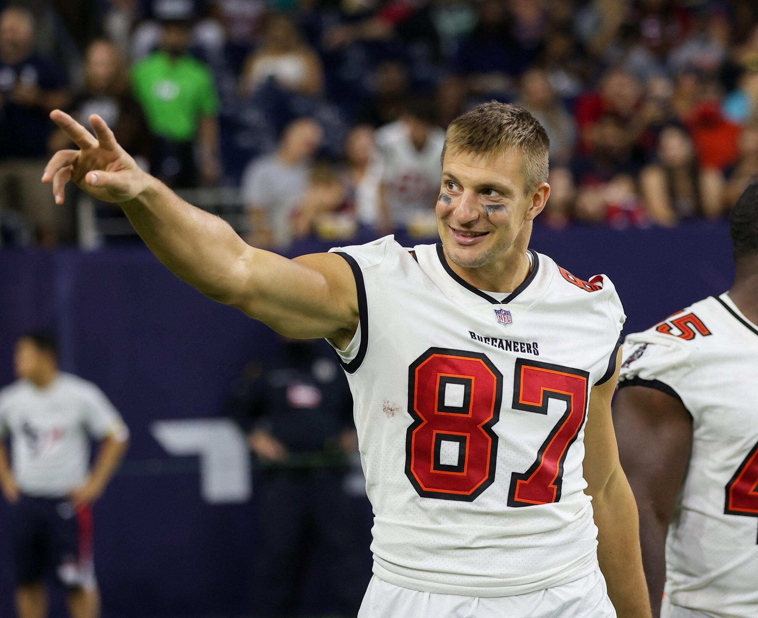 Rob Gronkowski during Texans vs Buccaneers 