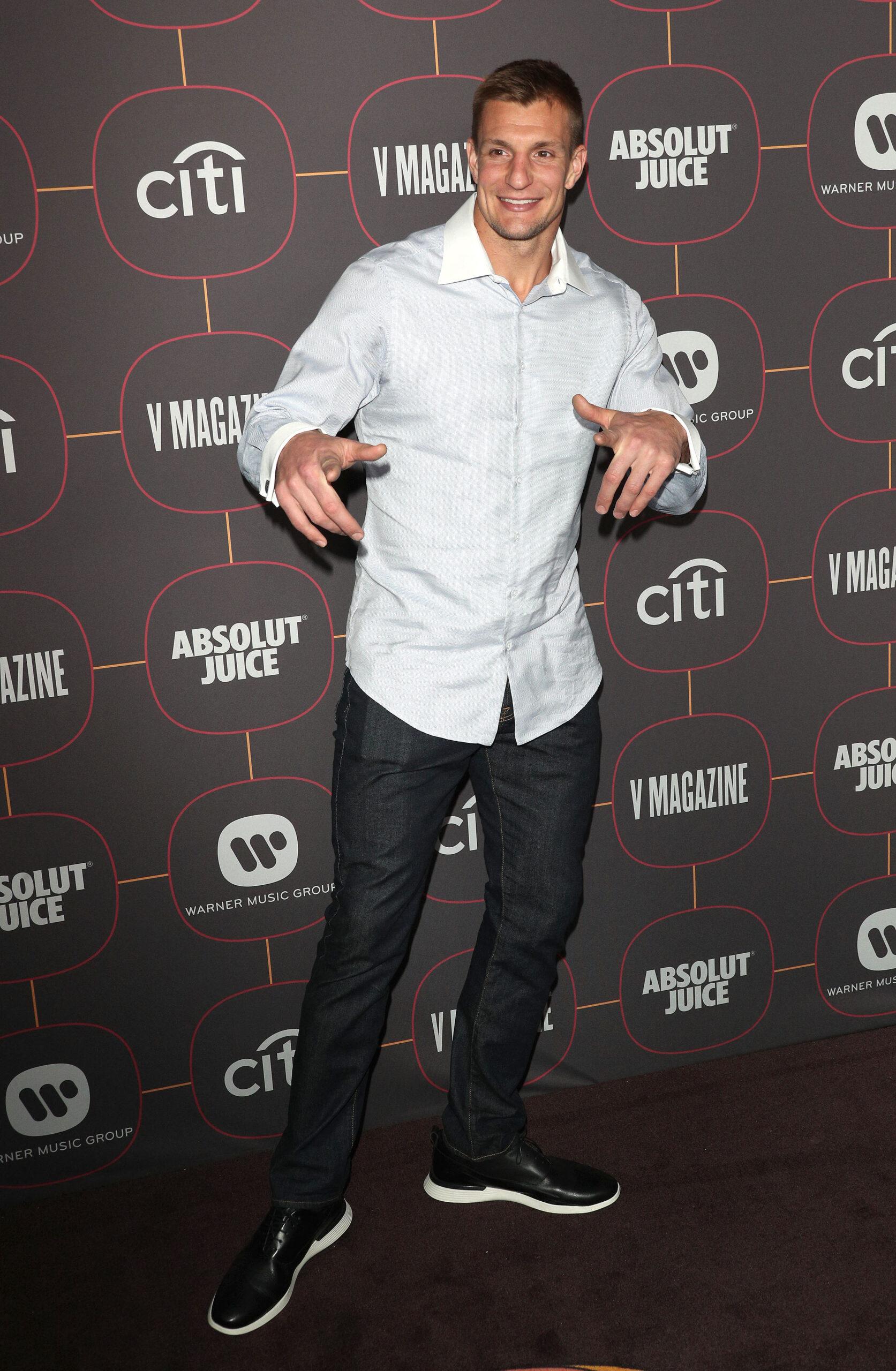 Rob Gronkowski at Warner Music Group Pre-Grammy Party 2020