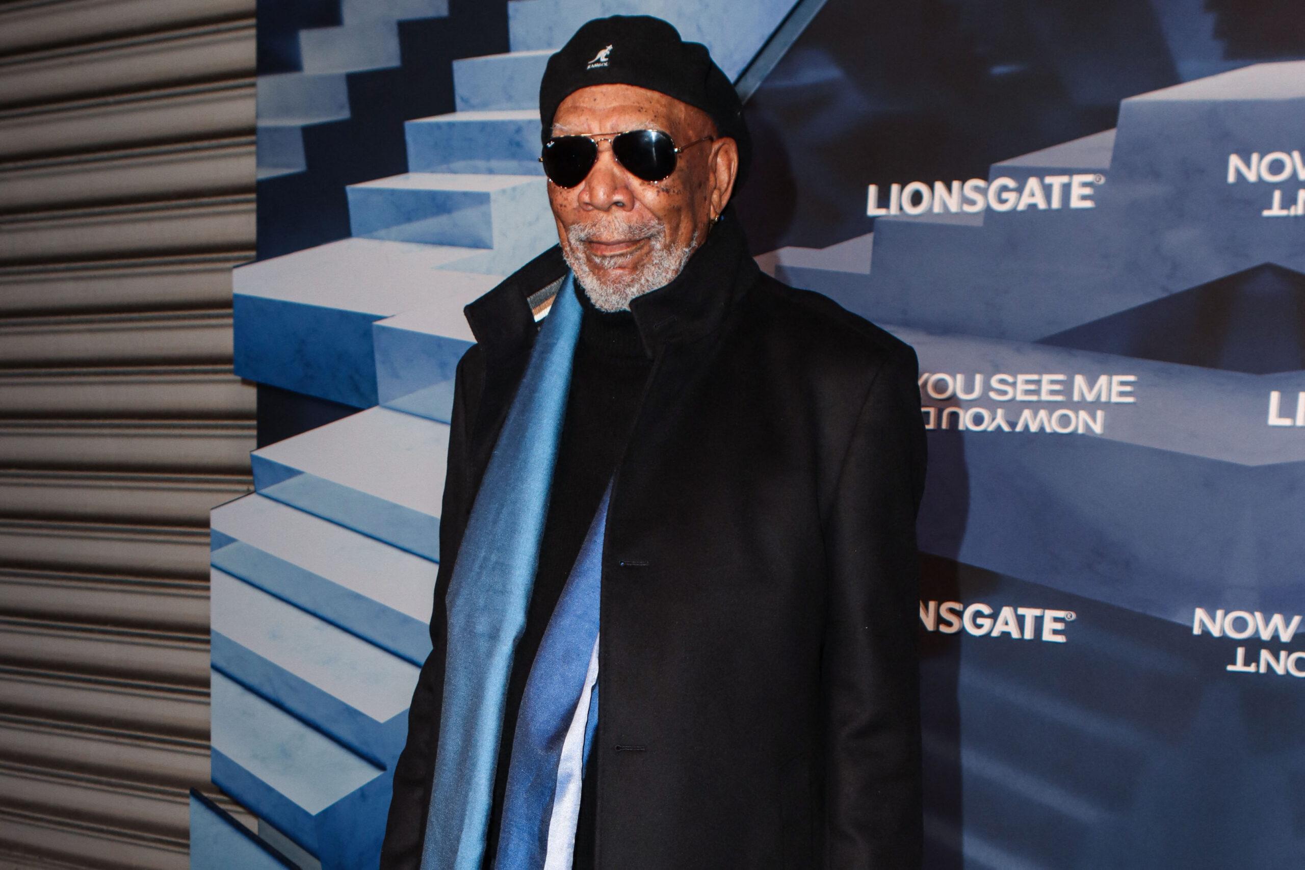 Morgan Freeman at New York Premiere Of Lionsgate's 'Now You See Me: Now You Don't'