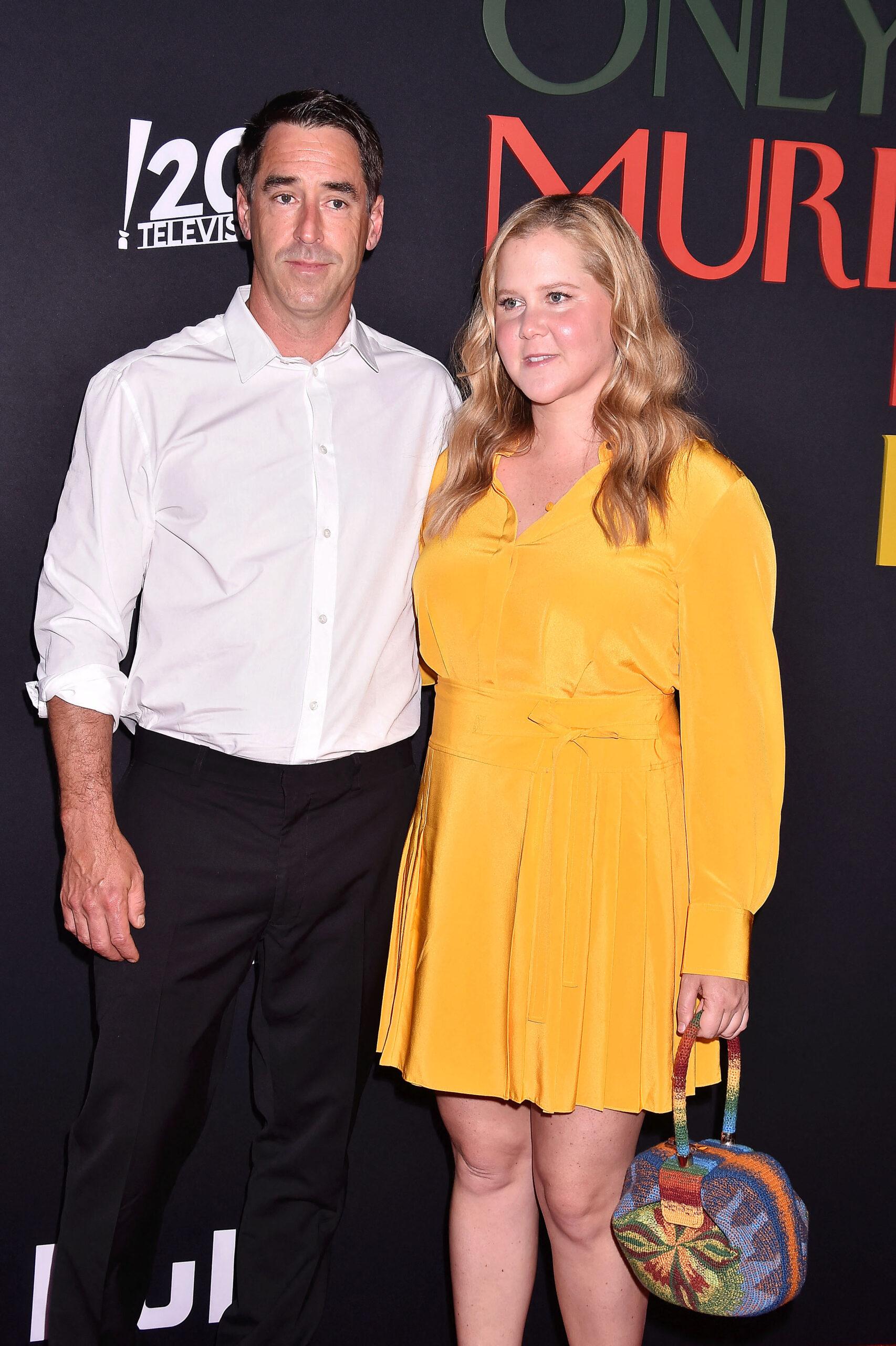 Chris Fischer and Amy Schumer at Los Angeles Premiere Of "Only Murders In The Building" Season 2