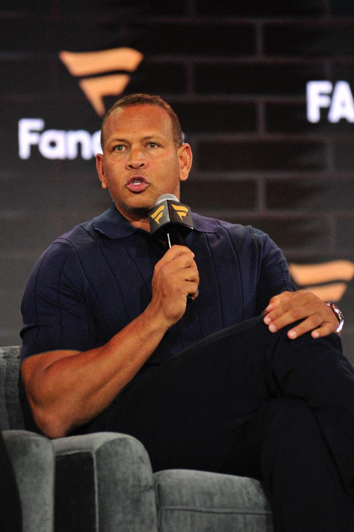 Alex Rodriguez working with Fanatics. 
