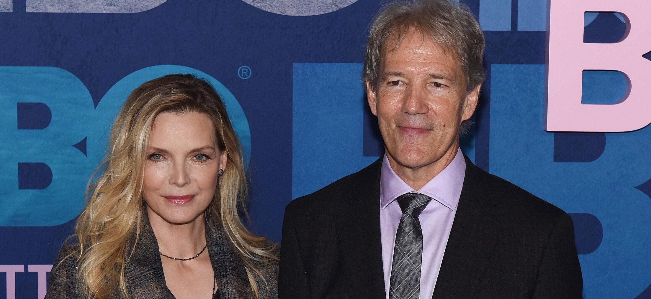 Michelle Pfeiffer and David E. Kelley at 'Big Little Lies' TV show season two premiere, Arrivals, Jazz at Lincoln Center, New York, USA - 29 May 2019