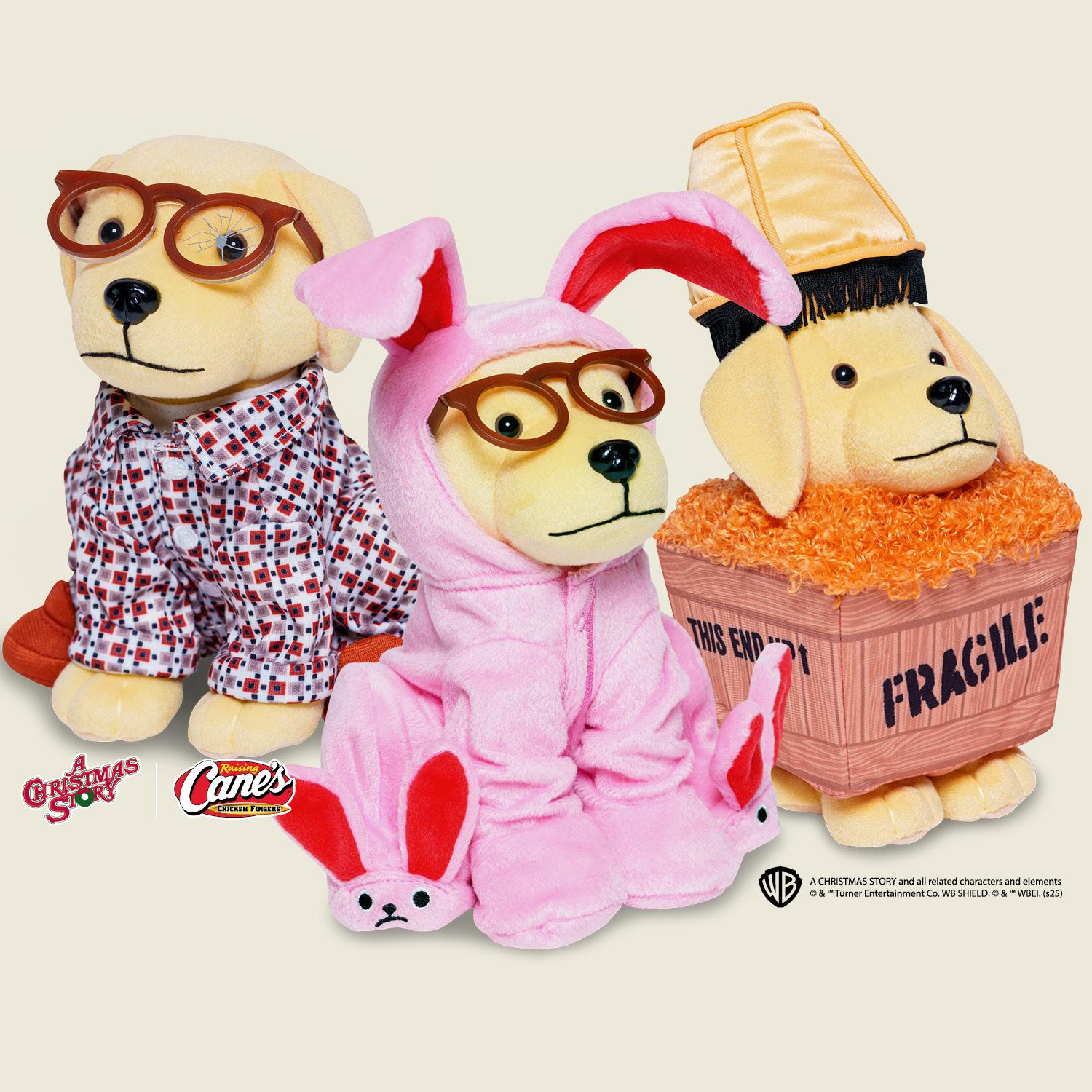 Raising Cane's plush A Christmas Story