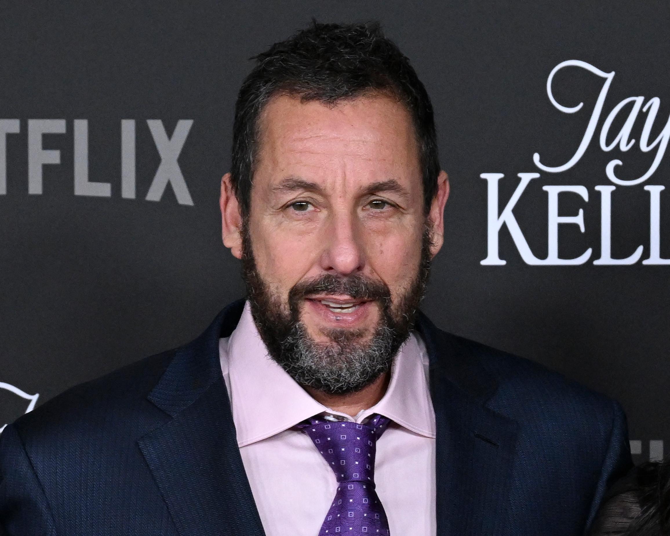 Adam Sandler at 'Jay Kelly' Netflix's Premiere: Hollywood RED CARPET