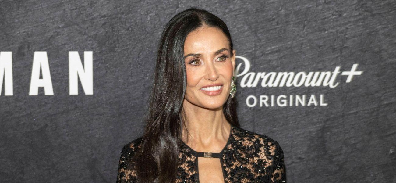 Demi Moore smiling