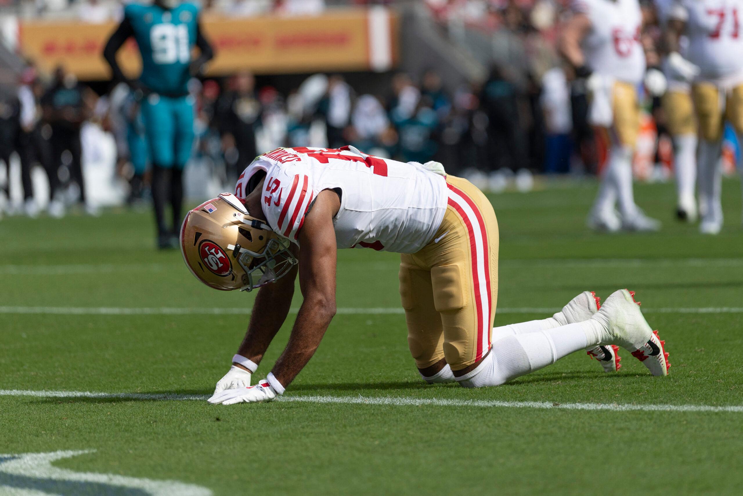 Juan Jennings of the San Fran 49ers. 