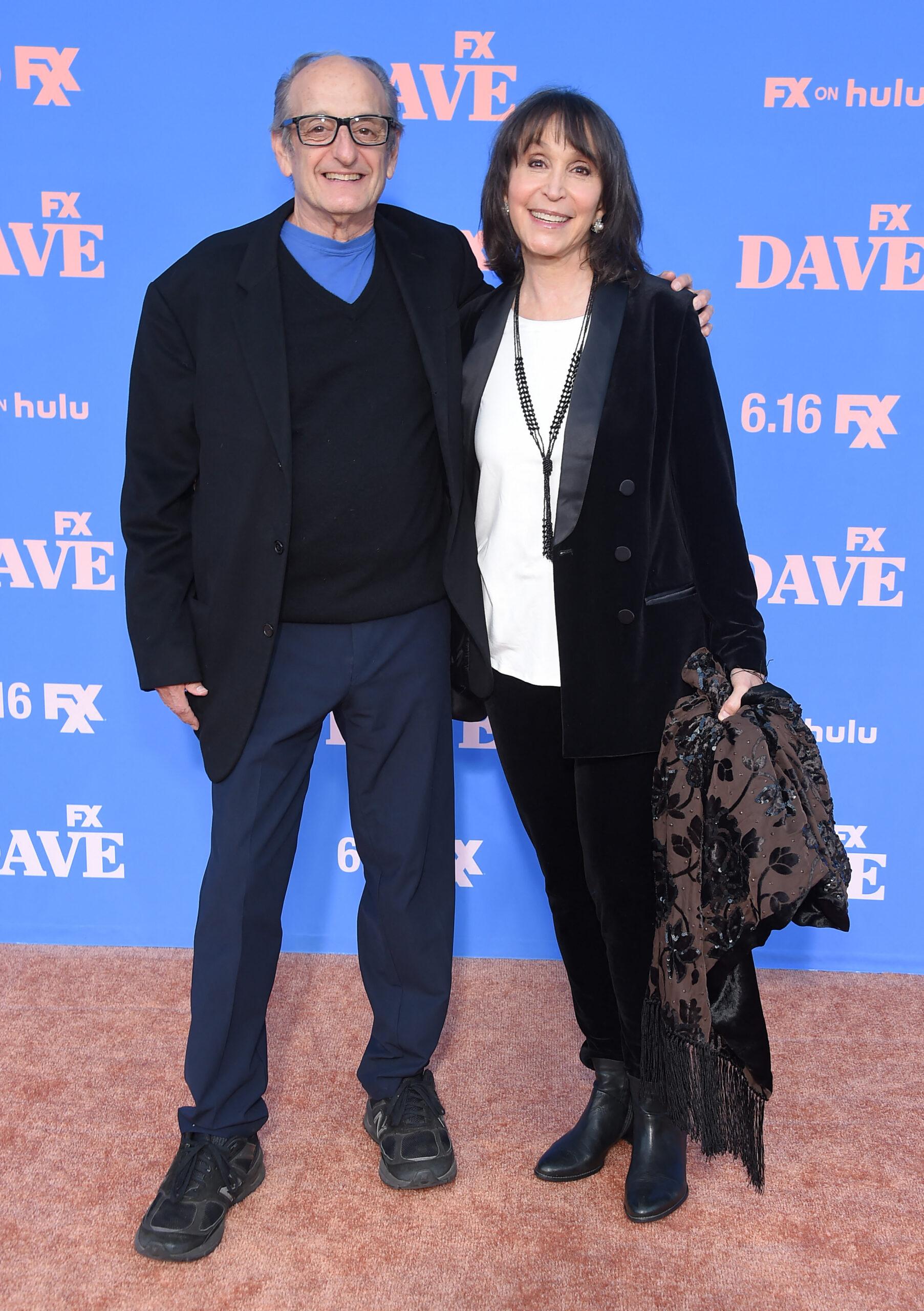 Gina Hecht and husband at Dave Season 2 Premiere