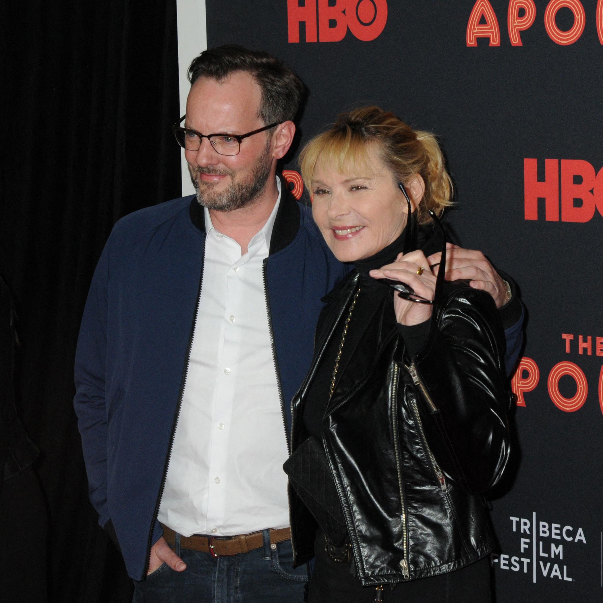 Kim Cattrall and Russell Thomas attends Opening Night of 2019 Tribeca Film Festival