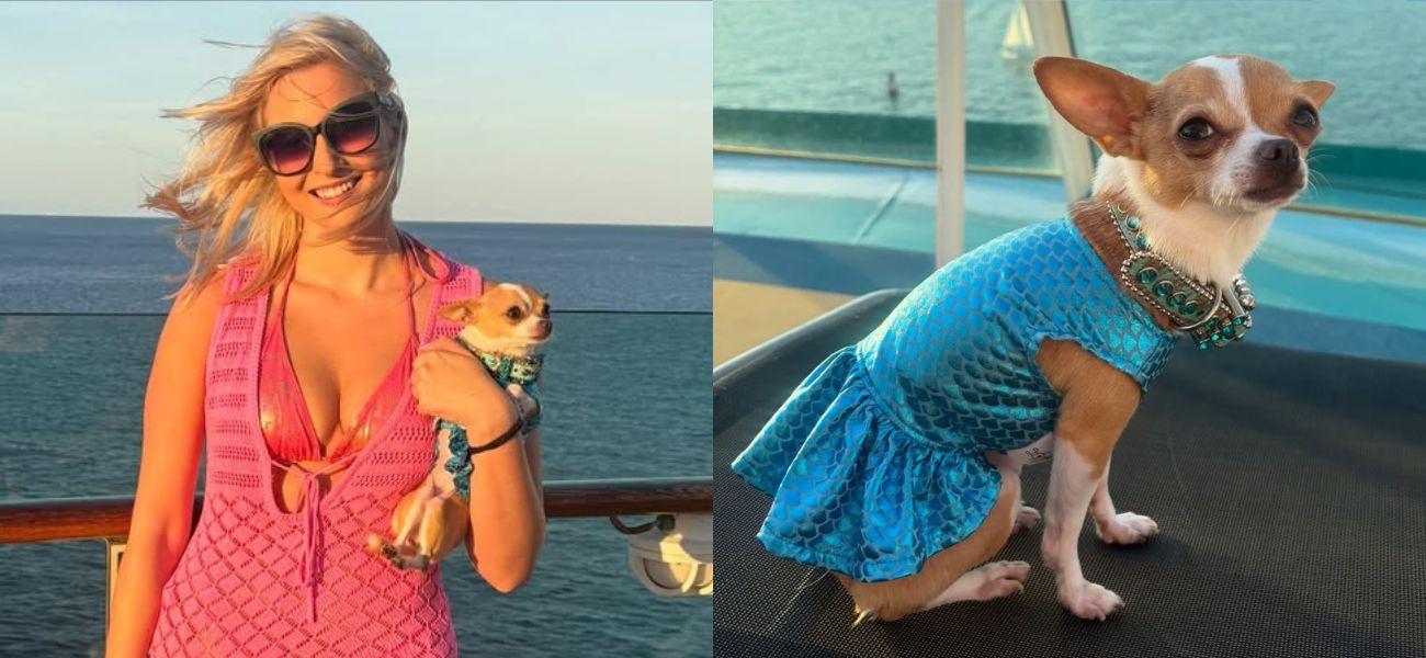 Bruiser and Elle Woods go on a cruise