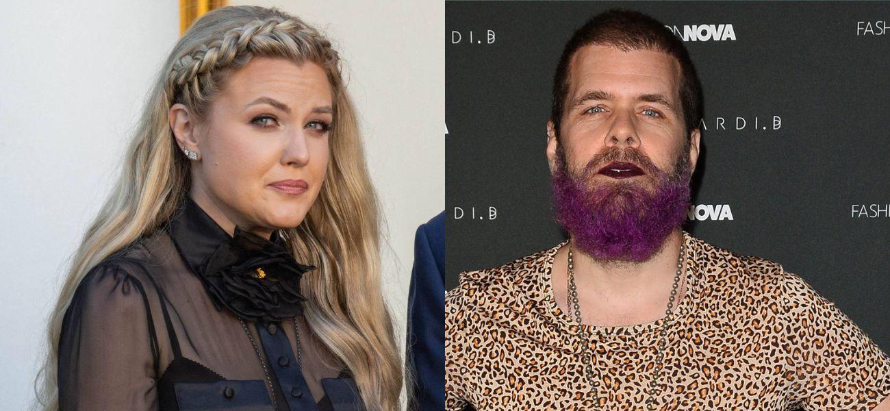 Erika Kirk, Perez Hilton photo collage