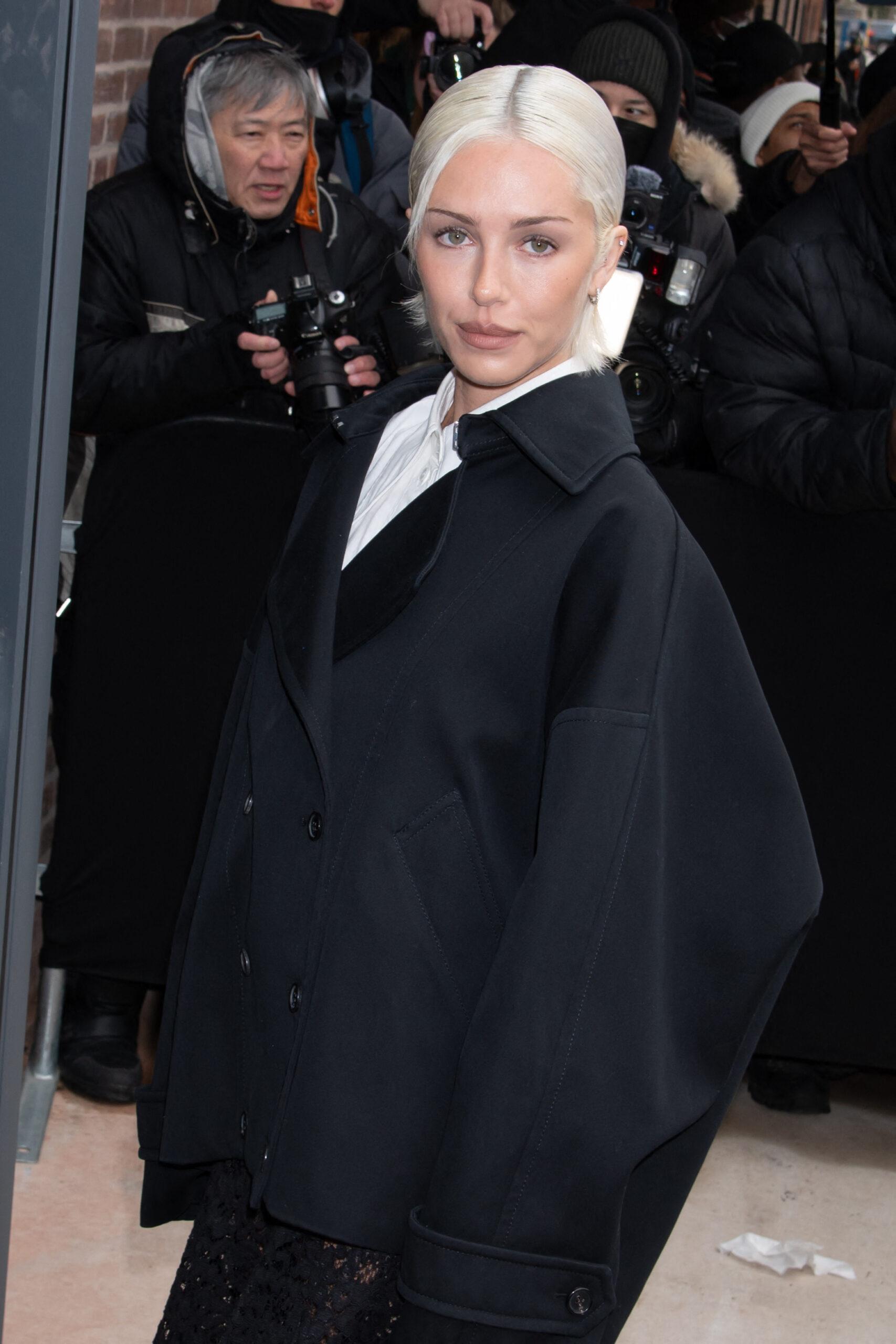 Delilah Belle Hamlin at NYFW Feb 2025 -Outside Arrivals for Michael Kors Show