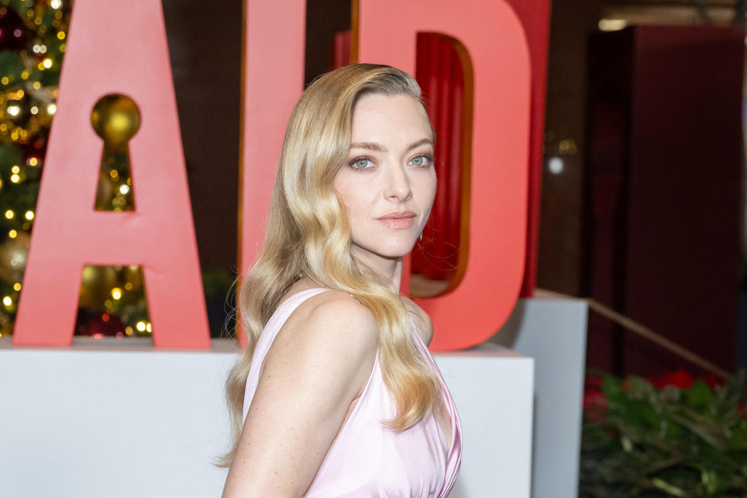 Amanda Seyfried attends ''The Housemaid'' New York screening at 787 Seventh Ave in New York City