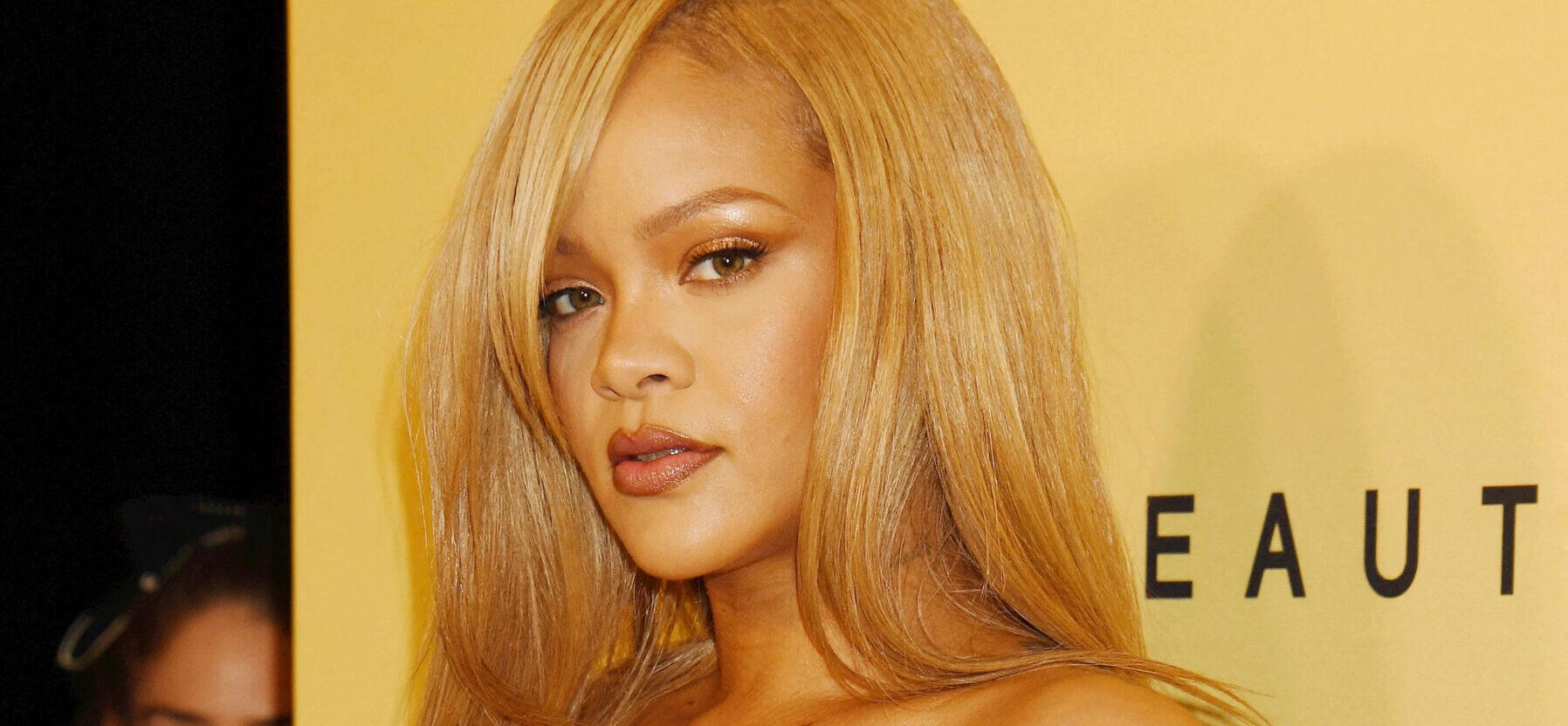 Rihanna Celebrates New Product Launch For Her Fenty Beauty Brand In Los Angeles, California