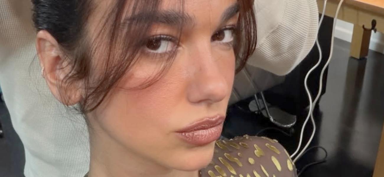 Dua Lipa close up