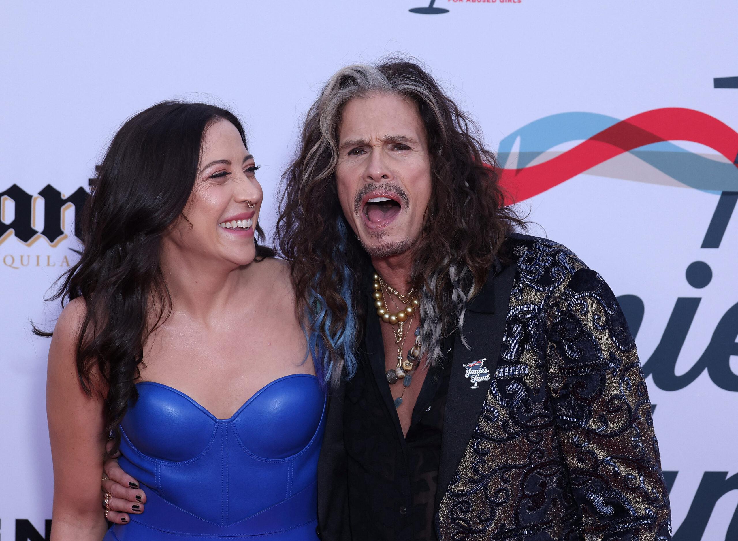Steven Tyler and Aimee Preston 